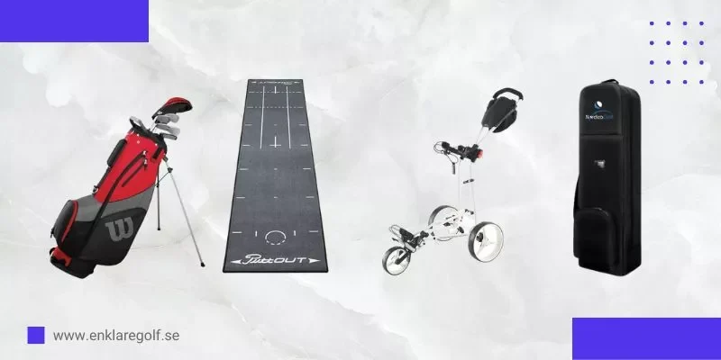 Presenter till golfare gruppbild